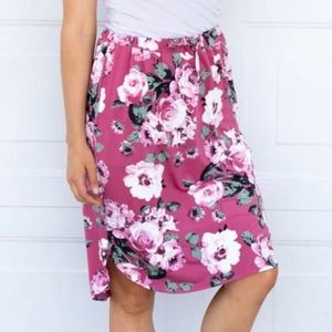 Floral skirt